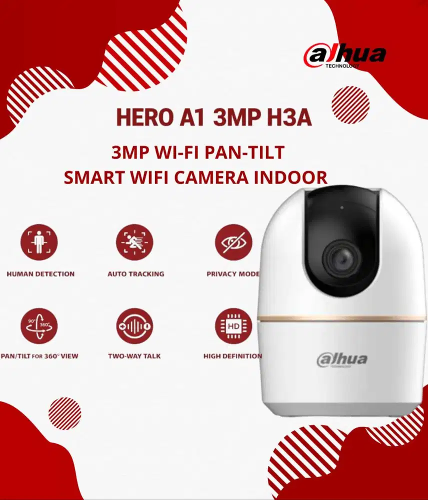 IpCam Dahua Hero 3MP dan 5MP Kamera Indoor