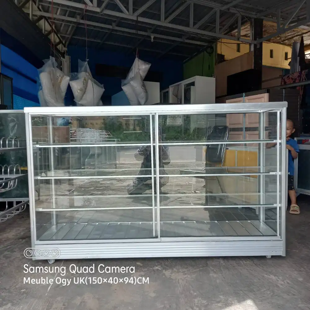 PROMO ETALASE JUALAN SEMBAKO UK 1,5 METER GRATIS ANTAR