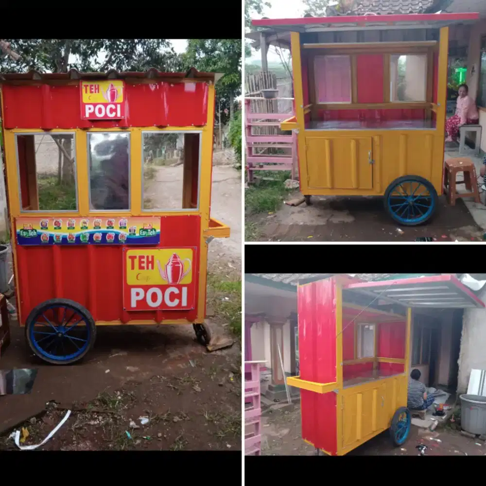 Semi kontrainer model gerobak