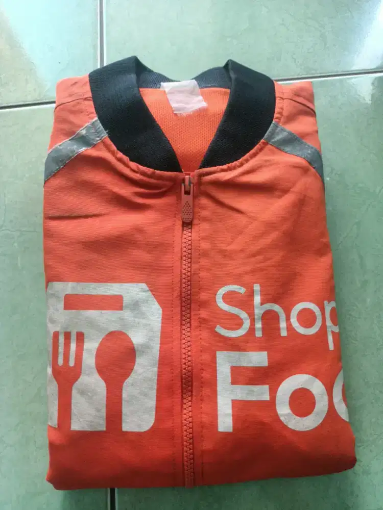 Jaket ShopeeFood Original Ukuran M - Bekas Pakai Murah Meriah!