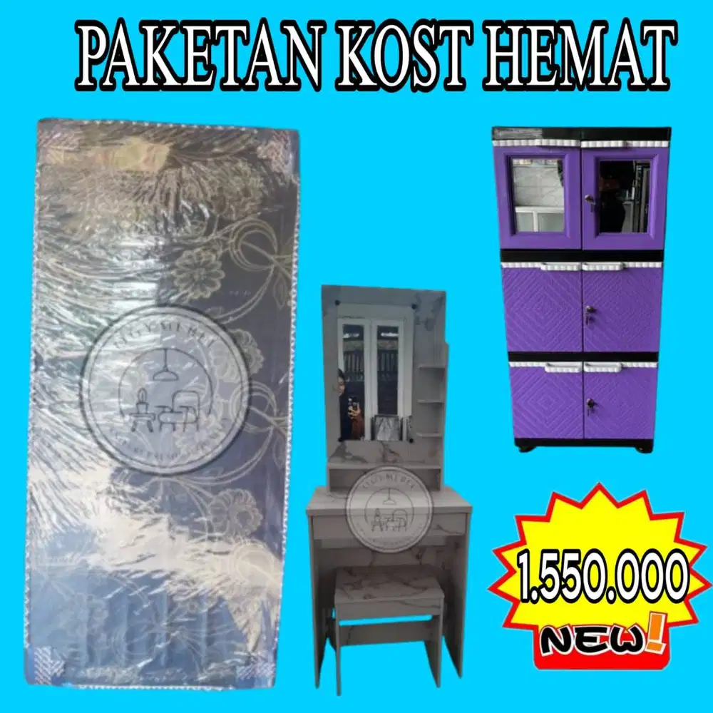 PROMO PAKET HEMAT KAMAR ANAK KOST GRATIS ANTAR