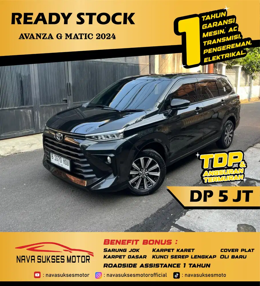 TDP 5 JUTA - AVANZA G MATIC 2024