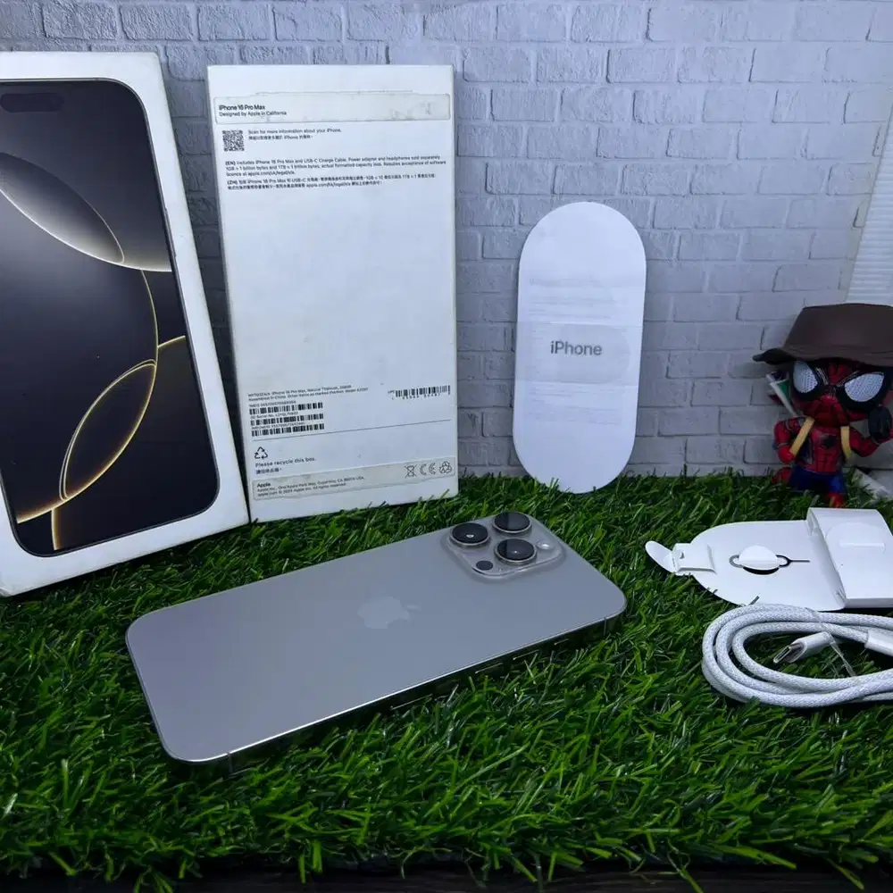 Iphone 16 promax 256gb dual sim beacukai fullset setara ibox