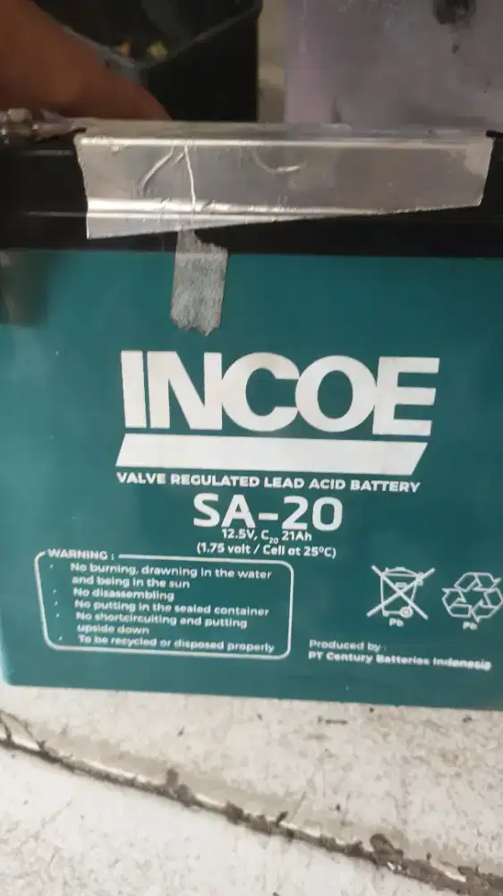 Aki motor listrik 12volt/21Ahm dan 12v /20Ahm