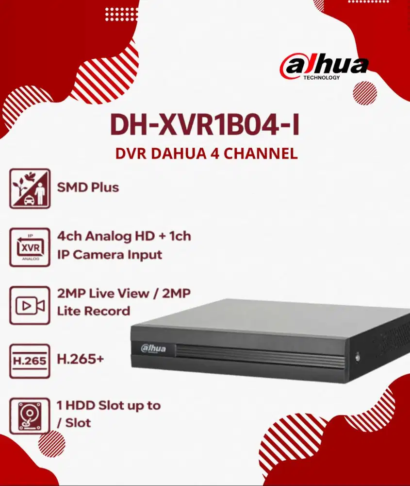 Dvr Dahua Xvr1B04-I/T Xvr1B08-I/T Xvr1B16-I/T