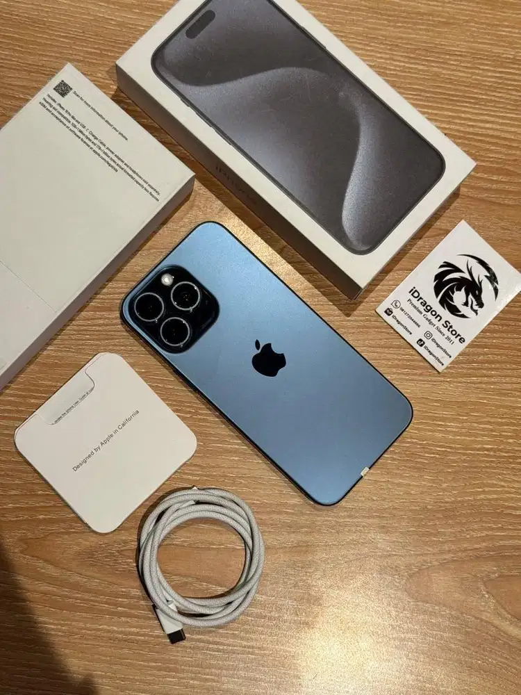 iphone 15 Pro Max 512gb Blue Titanium