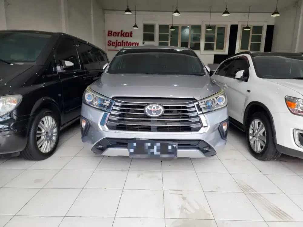 Km60rb innova V dsl 2.4 matic silver 2021 surabaya fullorisinil