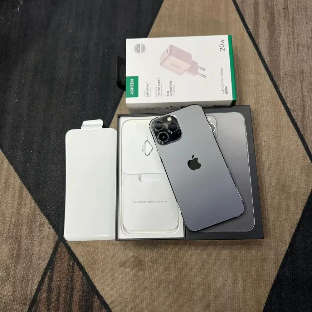 iphone 13 promax 256gb ibox mulus like new bh real fullset original