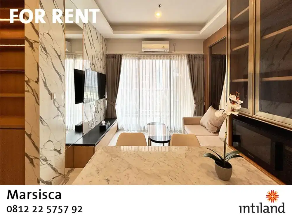 For RENT SQ Res Apartment - Fully Furnished - 1BR + Study - BRAND NEW