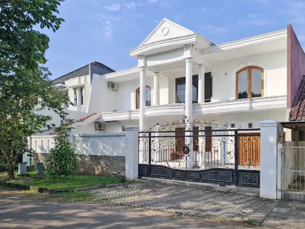 Rumah Mewah Elegan Dominasi Putih di Giri Loka BSD - Siap Huni & Prestisius