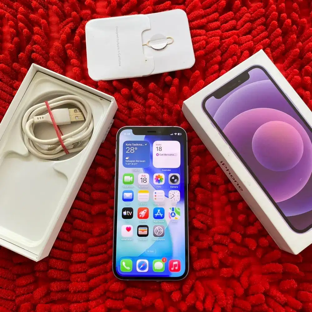 iPhone 12 mini 64GB Lengkap Second All Operator