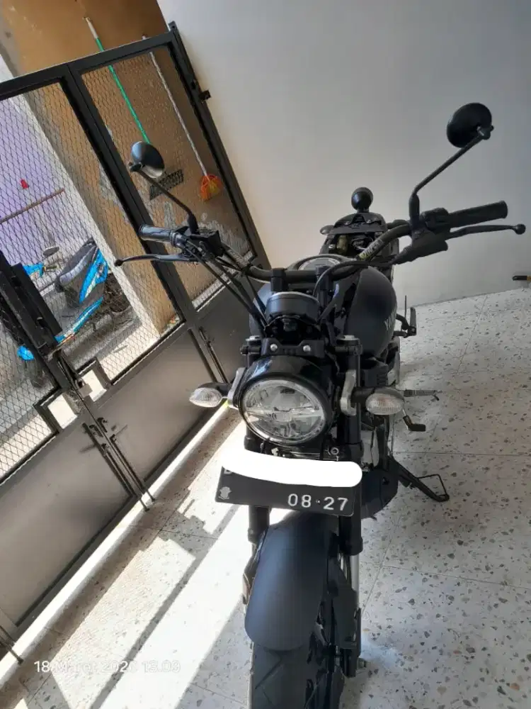YAMAHA XSR 155 TAHUN 2022 BLACK MULUS PEMAKAIAN