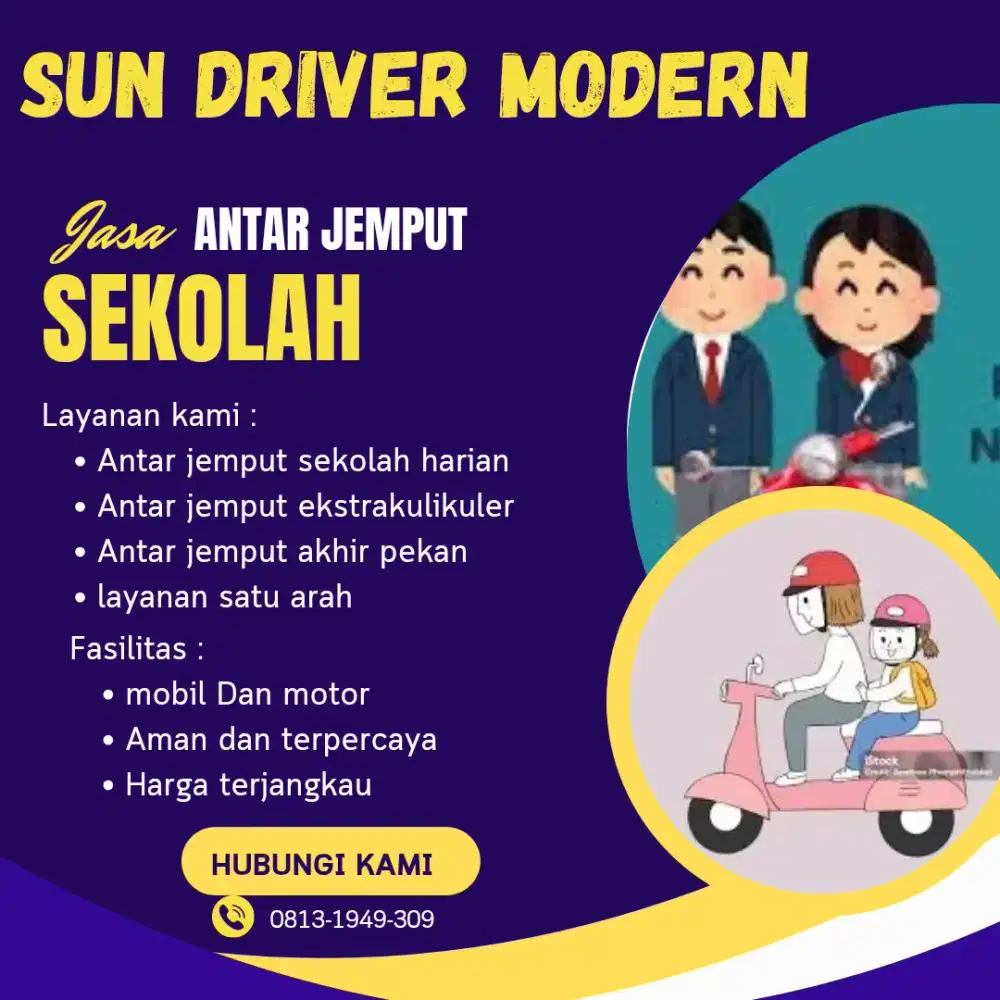 Jasa antar jemput anak sekolah
