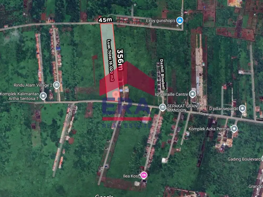 Tanah siap bangun lokasi berkembang sepakat 2, Pontianak