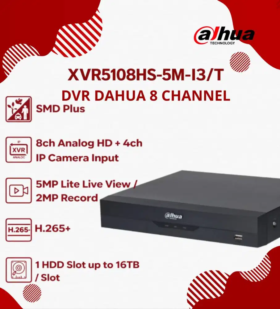 DVR DH-XVR5108HS-5M-I3/T