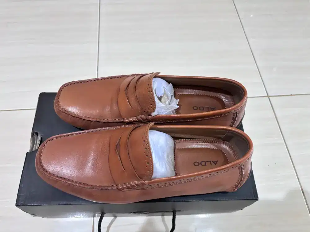 ALDO Theopida Original Leather Boots Brown Size 42