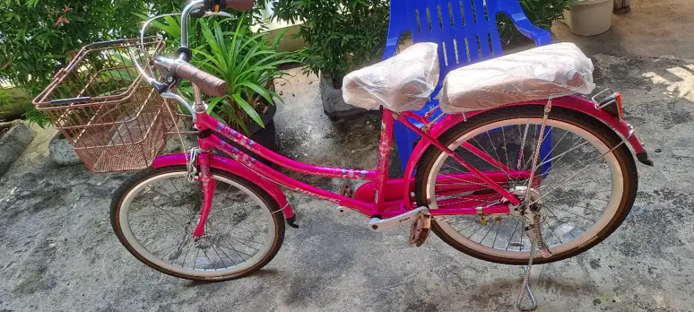 Sepeda merk Pacific kondisi bagus seperti baru jarang pakai Rantang
