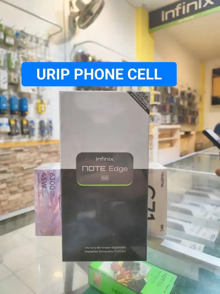INFINIX NOTE EDGE 8/256 promo+bonus cash & credit garansi Resmi