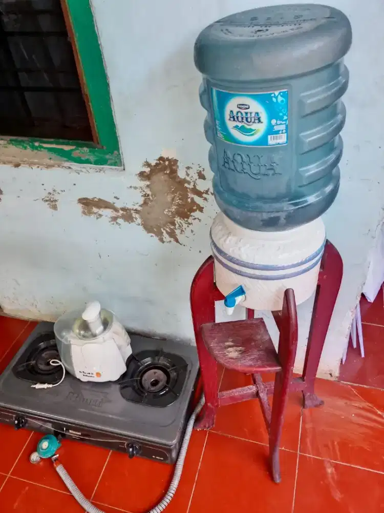 Jual borongan dispenser+kompor gas +blender buah normal