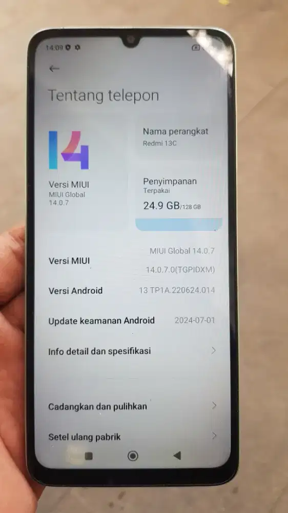 Xiomi Redmi 13c Hp aja