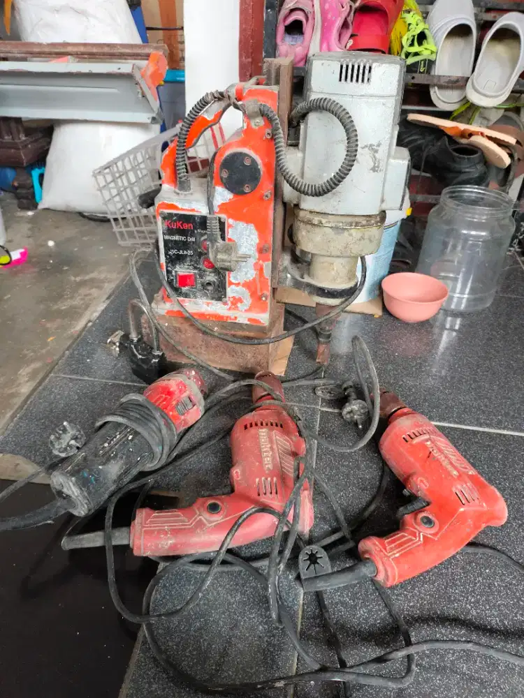 Bor magnet, bor gede, bor kecil triplek