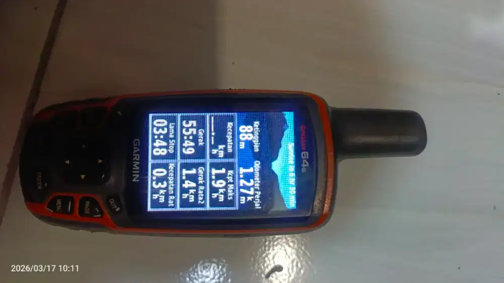 GPS map garmin 64S