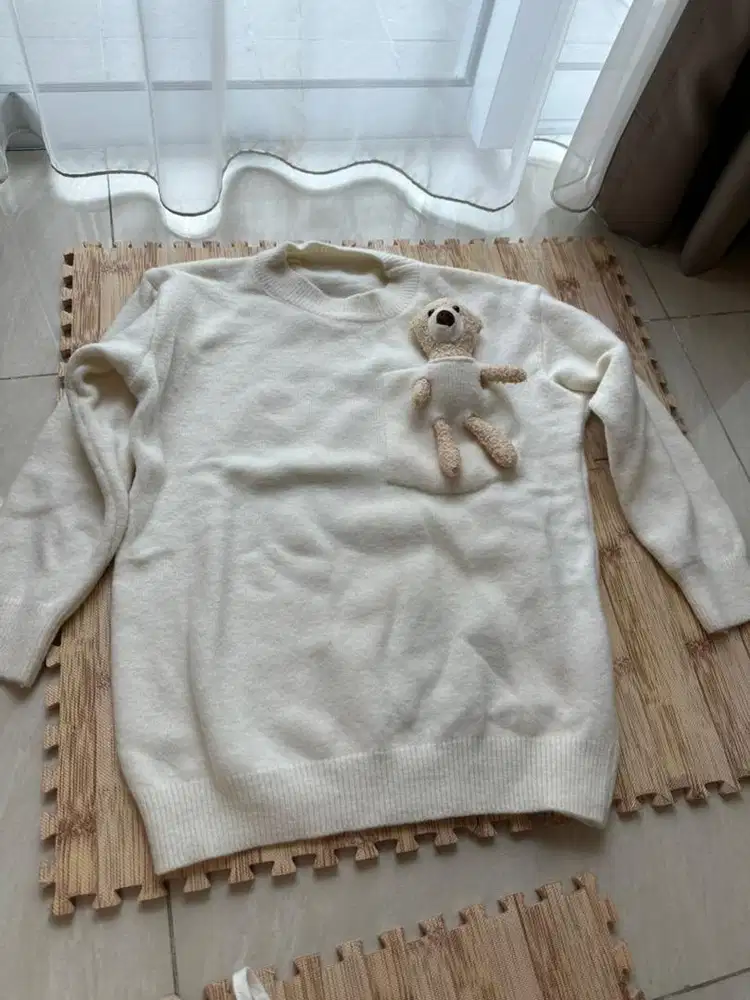 Sweater Rajut Bulu Boneka