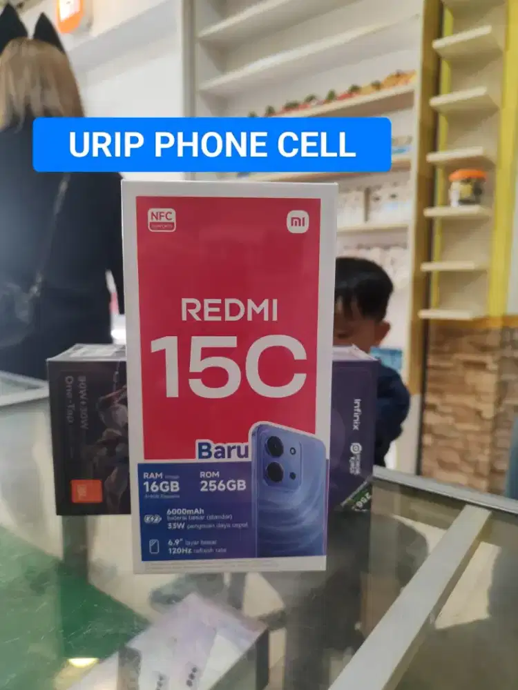 REDMI 15C  6/128 promo+bonus cash & credit garansi resmi