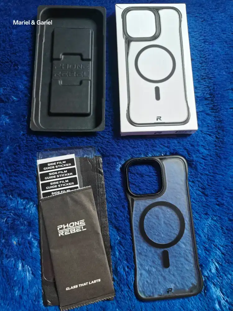 Case iPhone 16 Pro Max Phone Rebel Series Gen 6 Frosted Flex MagSafe