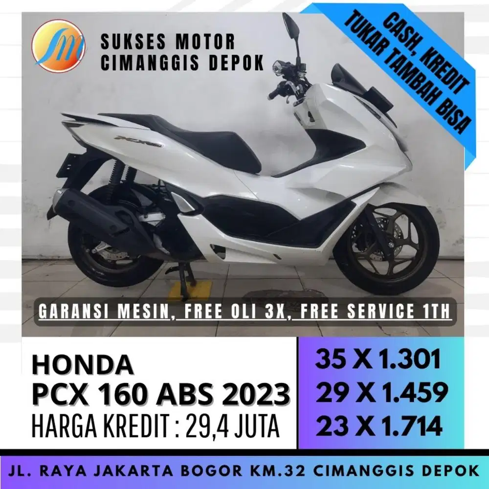 DP 700 PCX 160 ABS 2023 KREDIT MURAH CICILAN RINGAN [SUKSES MOTOR]