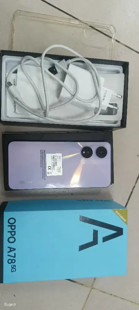 HP OPPO A78 RAM 8/256 5G.belom serpis, suara mic ga ada.spiker sember