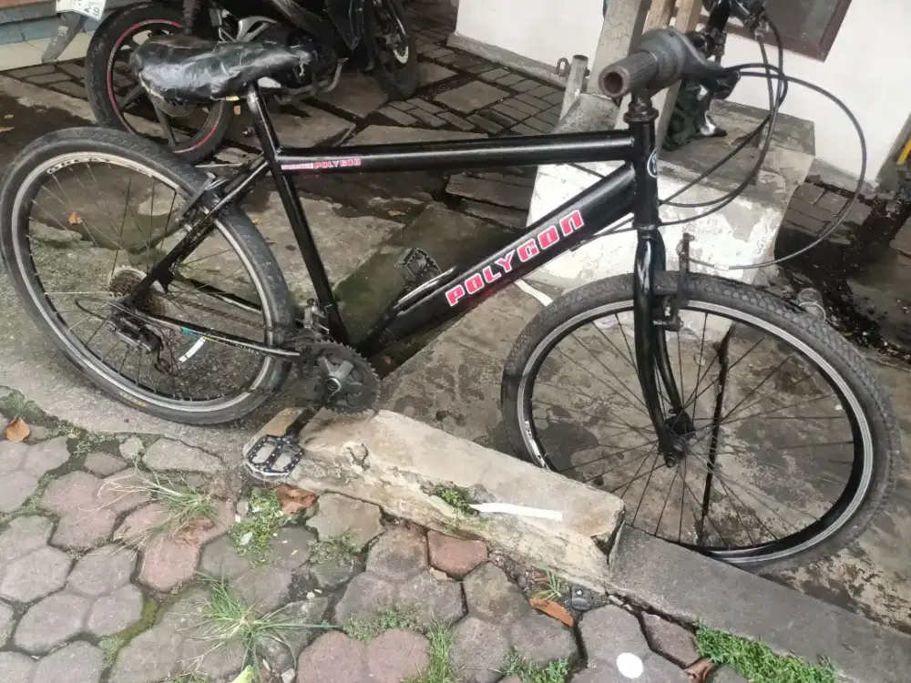 Sepeda gunung uk26 rem pakem ban tebal semua siap pakai