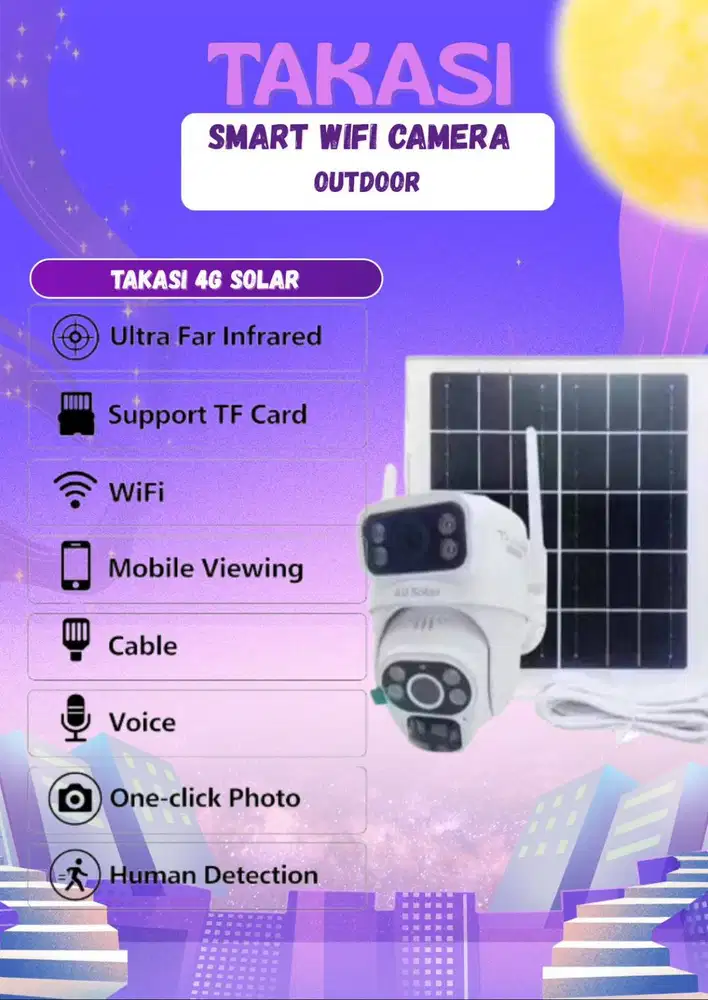 Cctv Takasi Vision 4G+Solar Panel