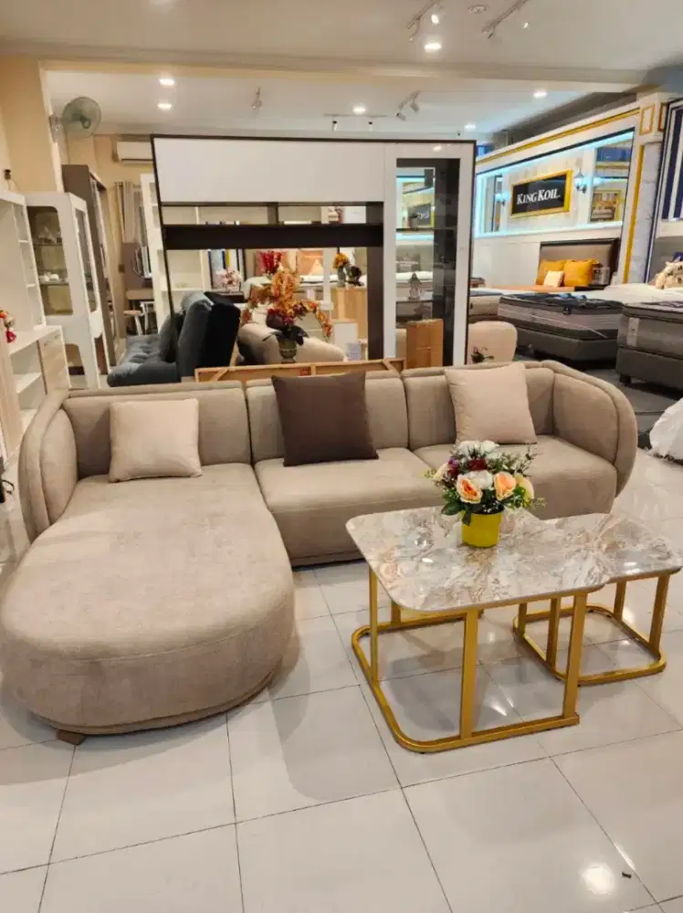 Sofa L minimalis estetik