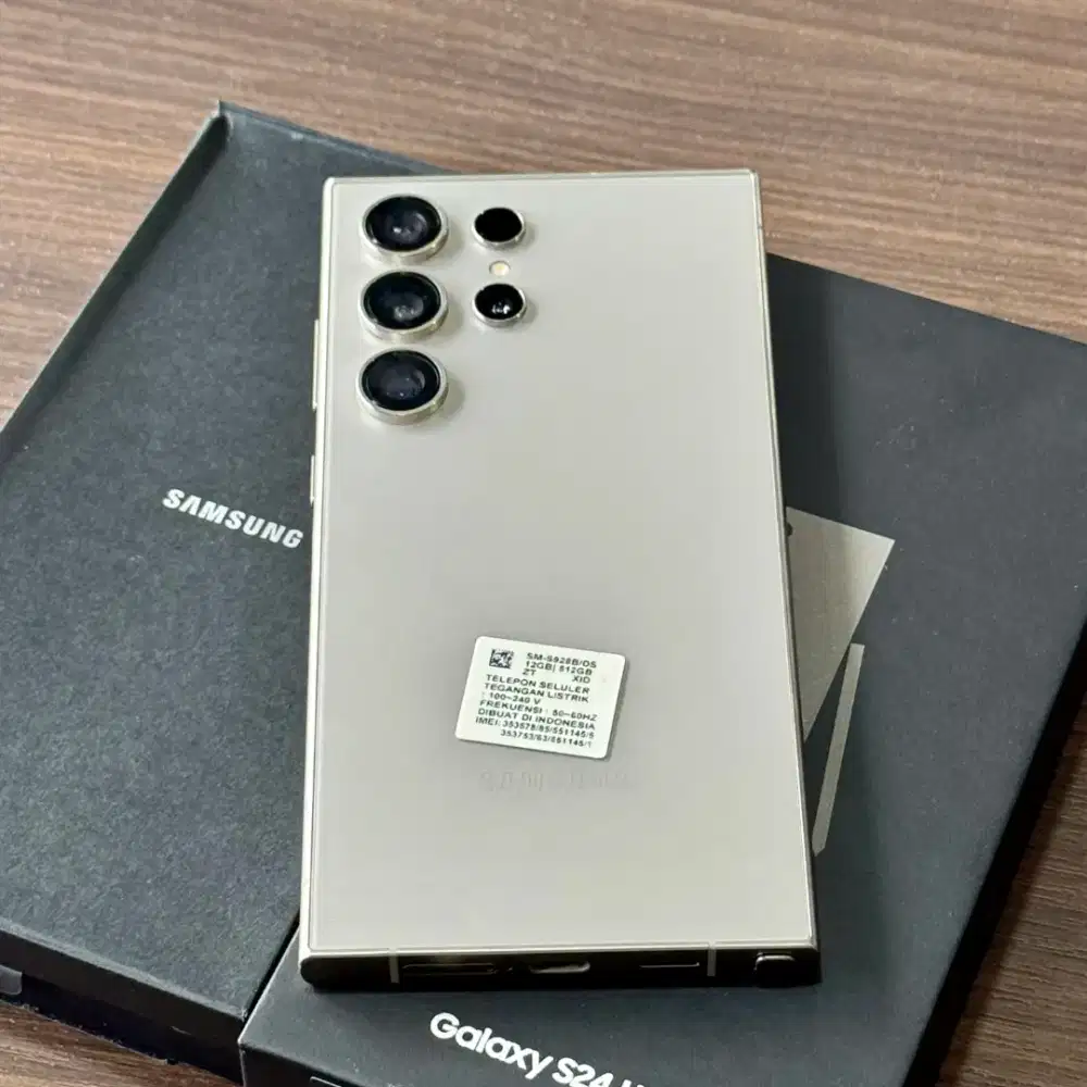 Samsung S24 Ultra 12/512GB [ Titanium Gray ] Garansi Resmi Sein.