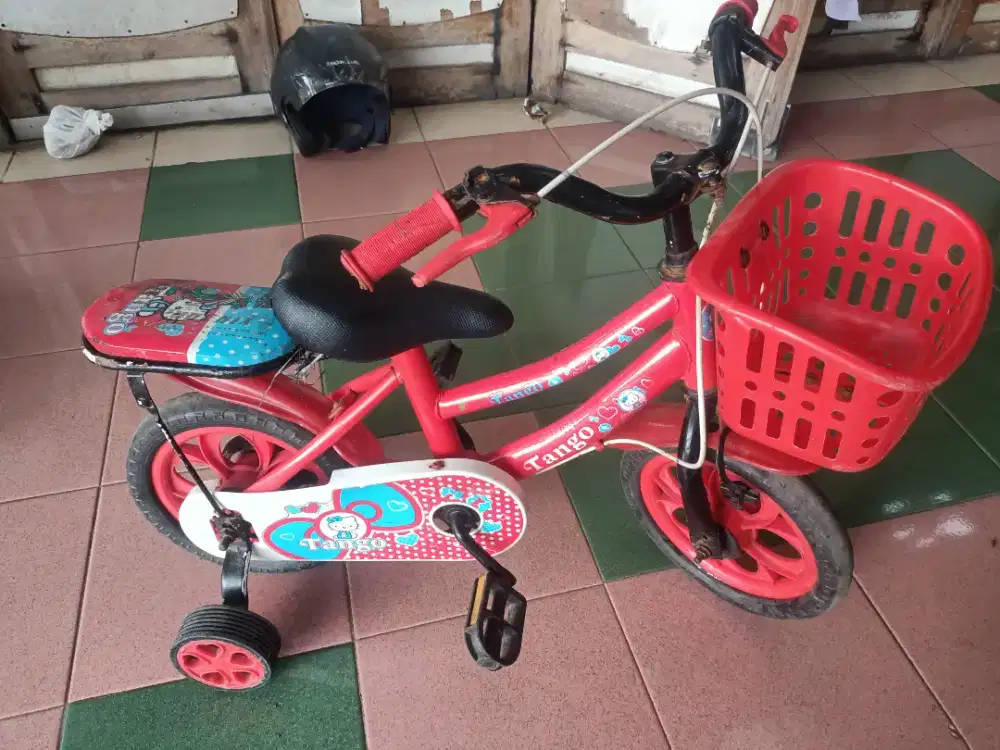 Sepeda anak uk12 rem pakem siap pakai