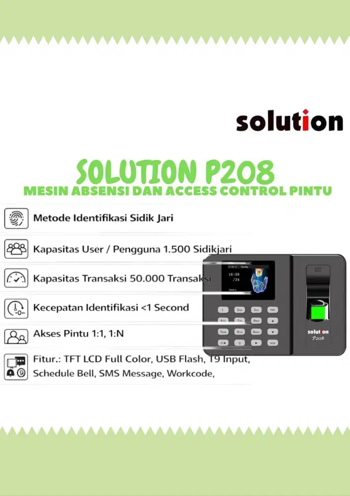 Fingerprint Solution P208