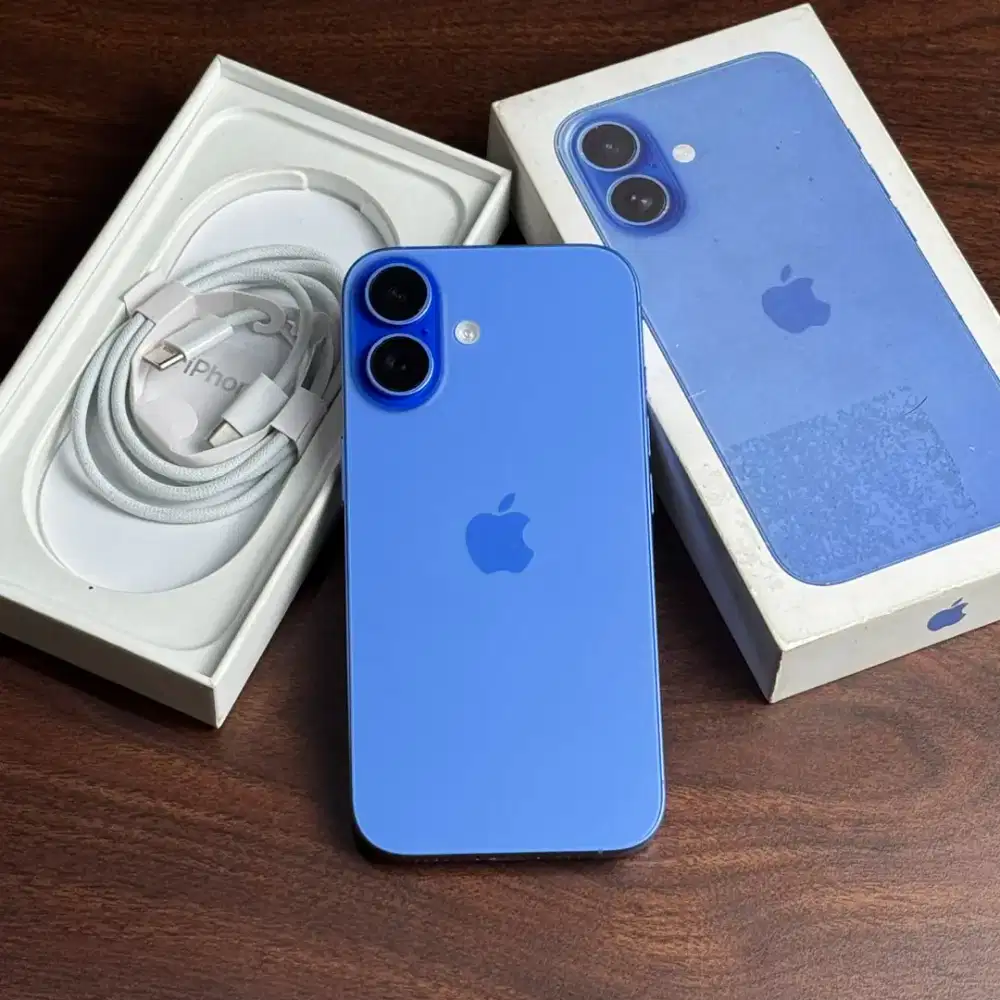 IPhone 16 128GB, [ Ultramarine ] Garansi Resmi iBox.