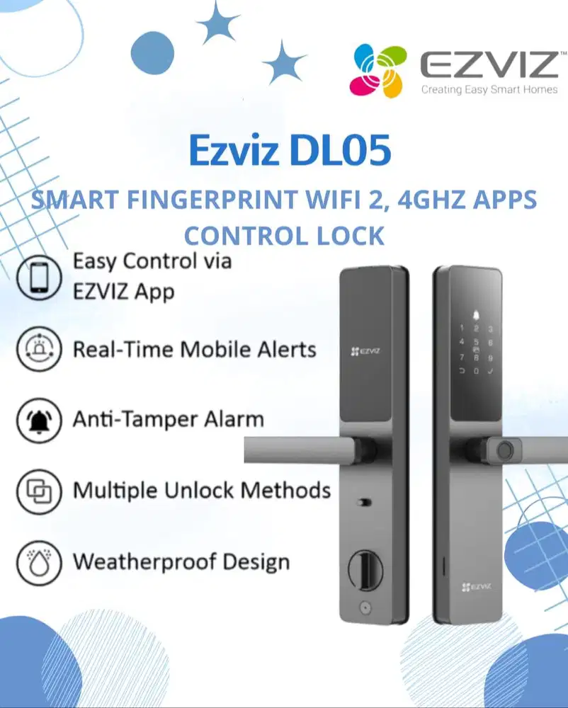 Smart Door Lock Ezviz DL05 Fingerprint