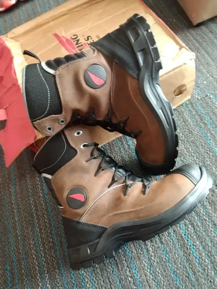 Redwing 3229 safety shoes work sepatu original second size 43