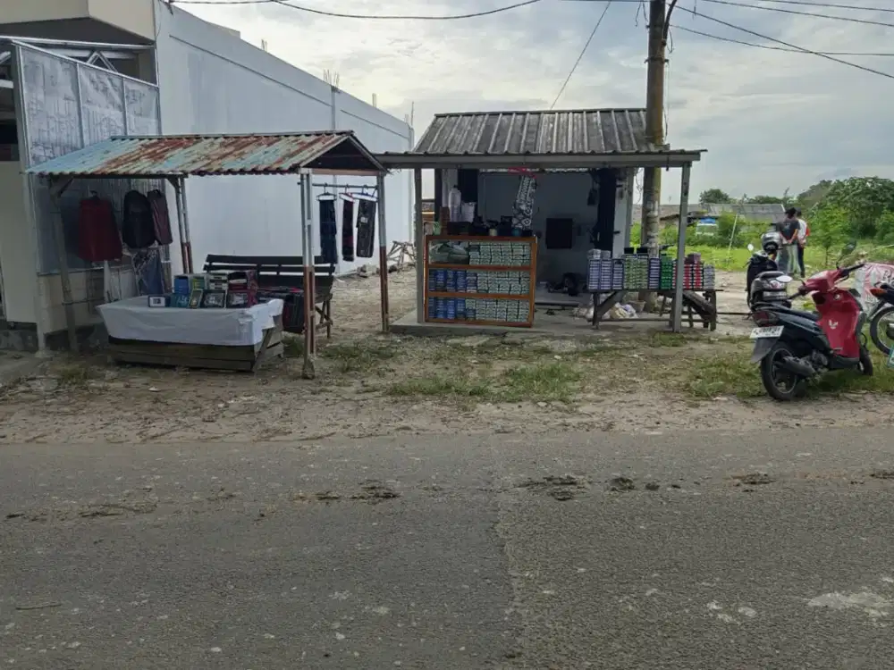 Tanah & Kios Pinggir Jalan Raya Warung Jaud Kota Serang