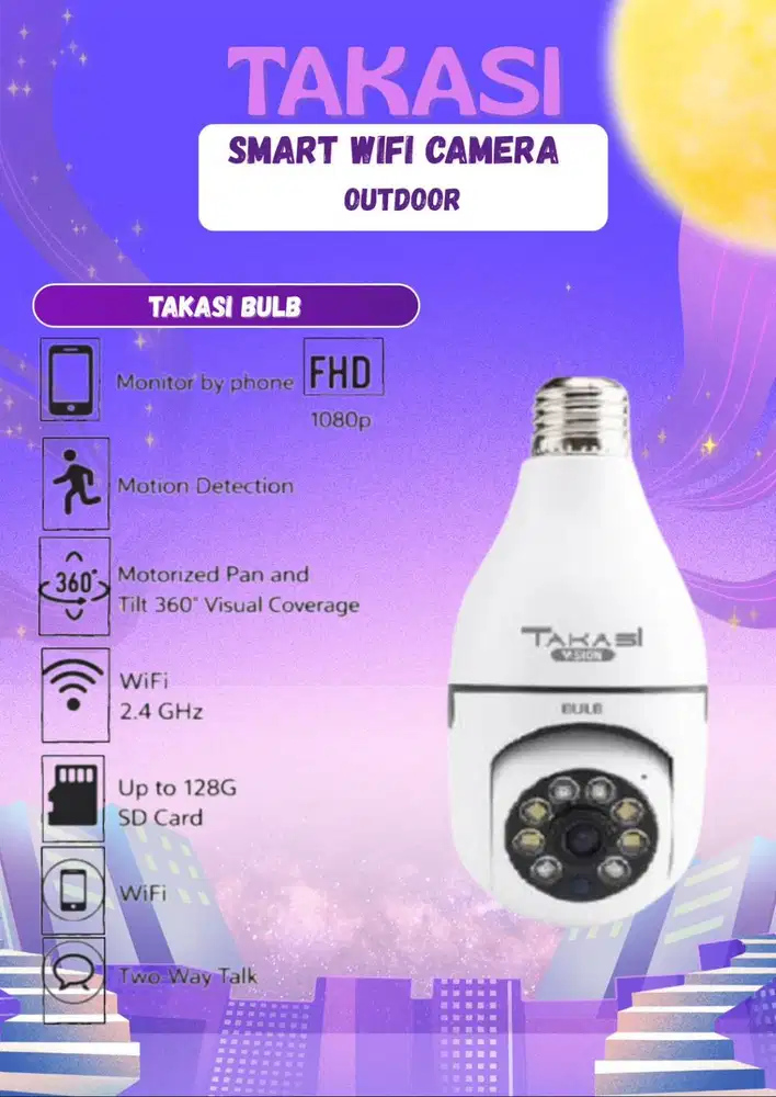IP Cam Takasi Vision Bulb - Bohlam