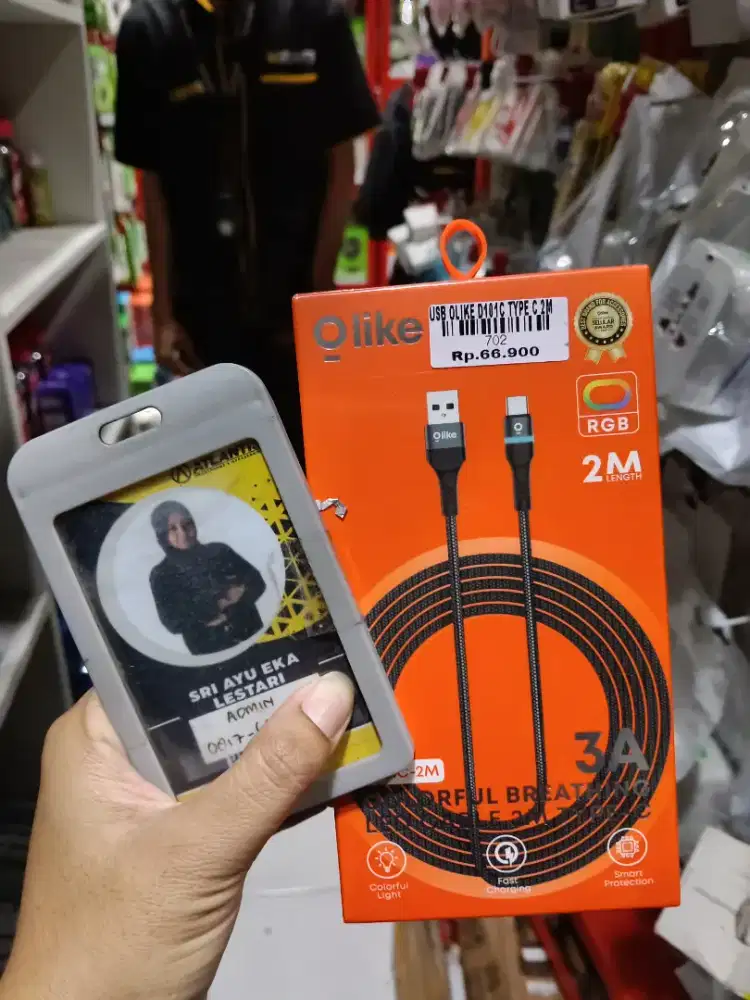 USB OLIKE D101C TYPEC 2M ATLANTIS DAHSYAT