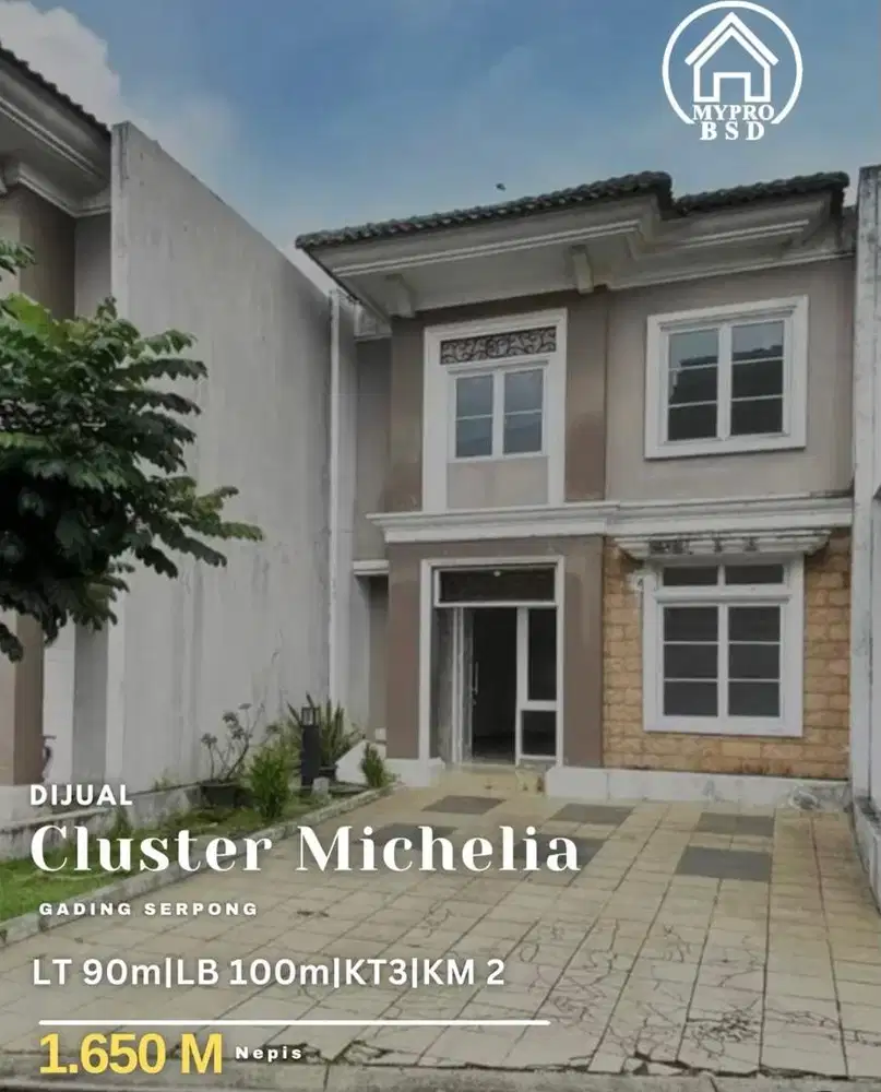 Dijual cepat Rumah Di gading serpong
