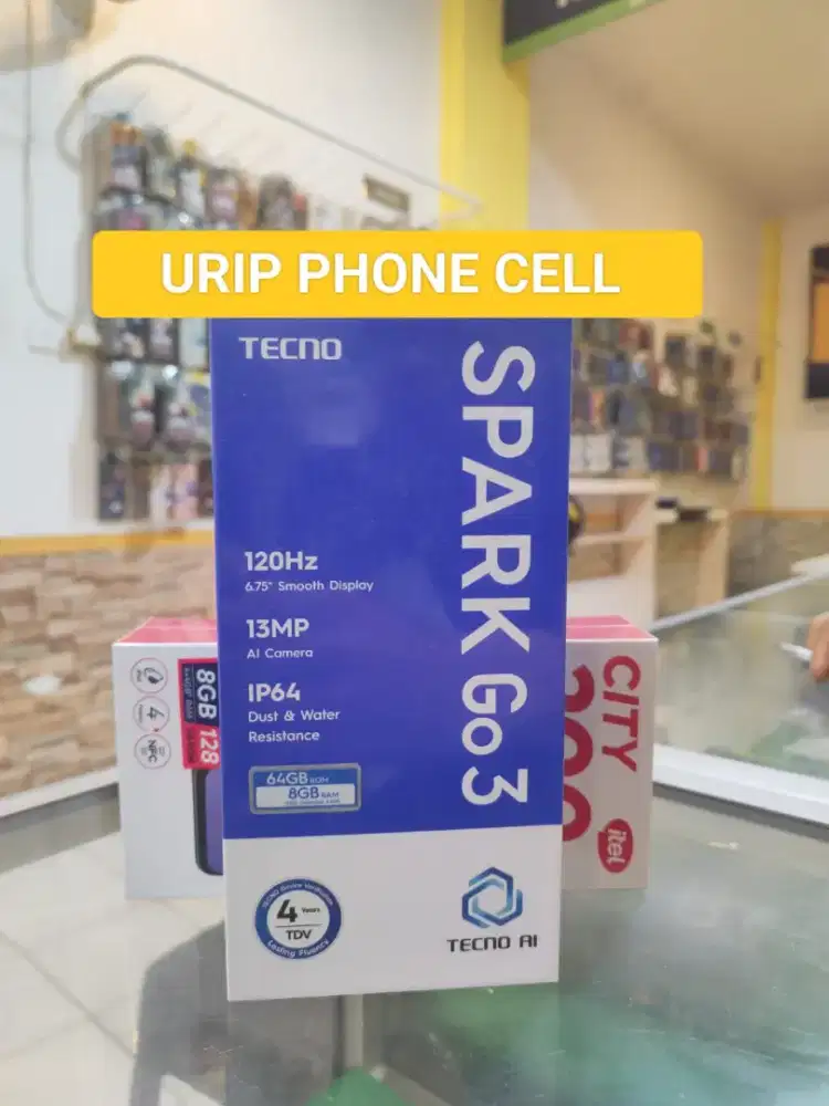 TECNO SPARK GO 3 4/128 PROMO+BONUS CASH & CREDIT GARANSI RESMI