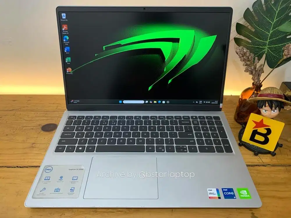 Laptop Desain Dell Inspiron 15 Core i5 gen11 Dual VGA Nvidia MX350 2GB