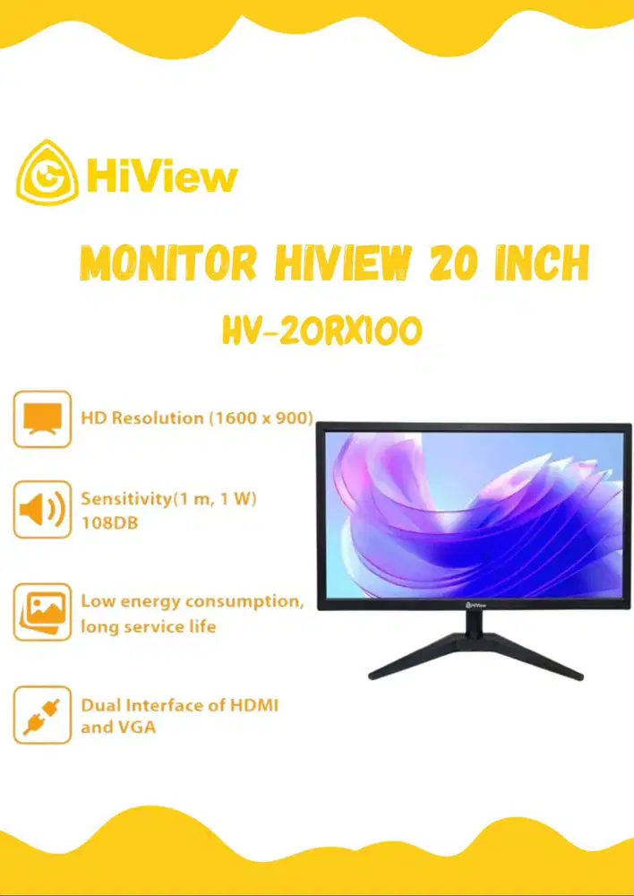Monitor Led Hiview 20inch