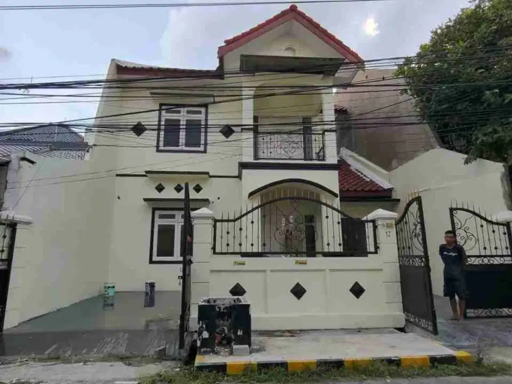 SUTOREJO LEBAR 10 ‼️ Rumah Classic 2 Lantai Row Jalan 3 Mobil dekat Pakuwon City Surabaya Timur