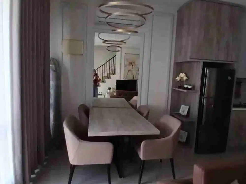 Disewakan rumah full furnish cluster eropa sedayu