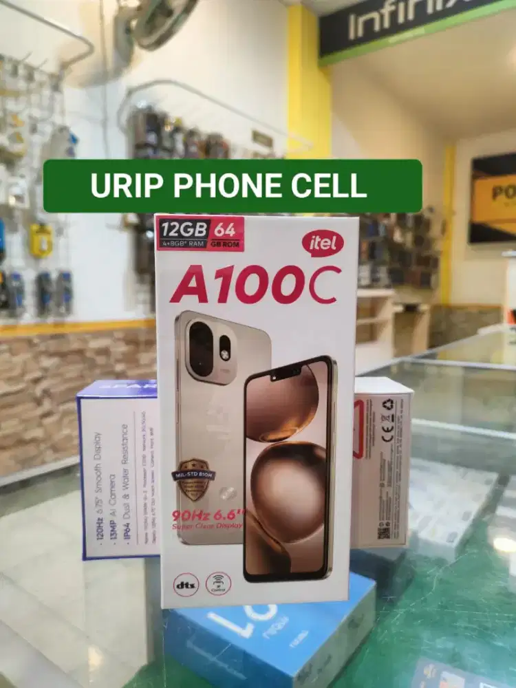 ITEL A100C 4/64 promo+bonus cash & credit garansi resmi